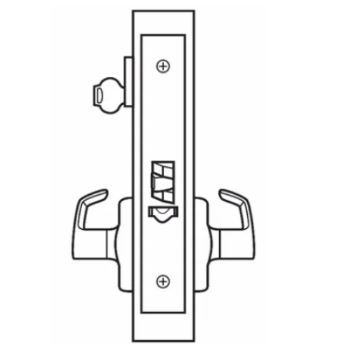 希少•美品　ダイヤモンド　ループラジアルマストDP-LOR Corbin Russwin ML2055 LWA Classroom Mortise Lock, LW Lever, A Rose