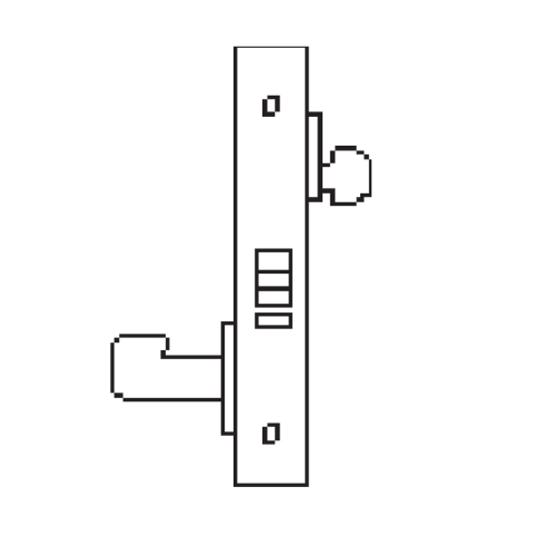 American Locksets. Sargent 8206 Storeroom Mortise Lock