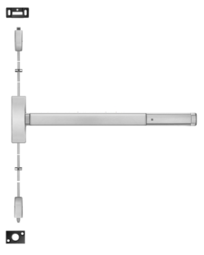 Precision 2203 Apex Vertical Rod Exit Device - Wide Stile|American