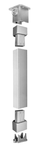 マデリン American Locksets. Precision KR822-8 Key Removable Mullion, 8 Ft
