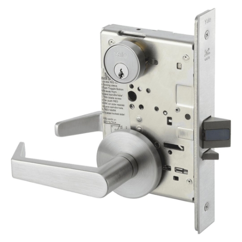 Accentra (Yale) AUR8805FL Mortise Storeroom Lever Lock, Augusta
