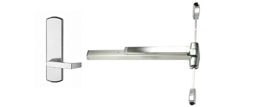 American Locksets. Von Duprin 9827L-BE / 9927L-BE Surface Vertical